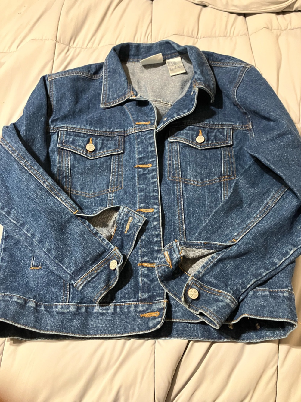 bill blass Men's Dark Blue Denim Jacket